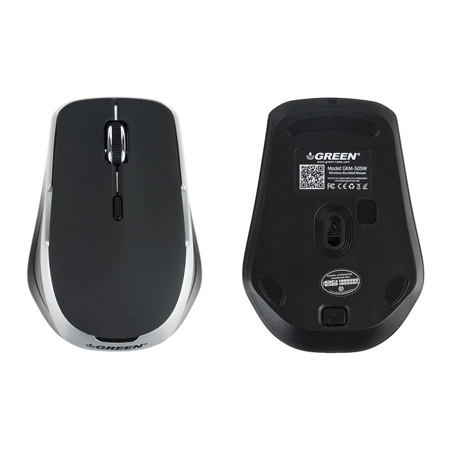 کیبورد و ماوس بی سیم گرین مدل GKM-505W با حروف فارسی